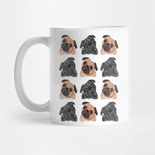 Pug Pattern Mug